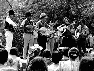 Banjo workshop, Philly Folk Festival, 1966