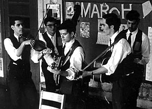 NY Ramblers rehearsing at Union Grove, 1964
