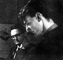 Bill Katavalos (rear) with student