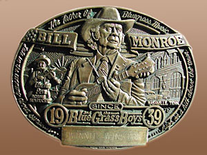 The Bluegrass Boys belt buckle