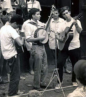 Me and my Bacon banjo in 1959