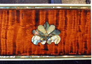 abalone inlay cut by Doug Unger